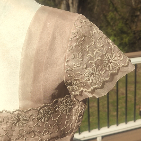 Vintage 1960s Nude Wiggle Dress Large - Picture 8 of 11